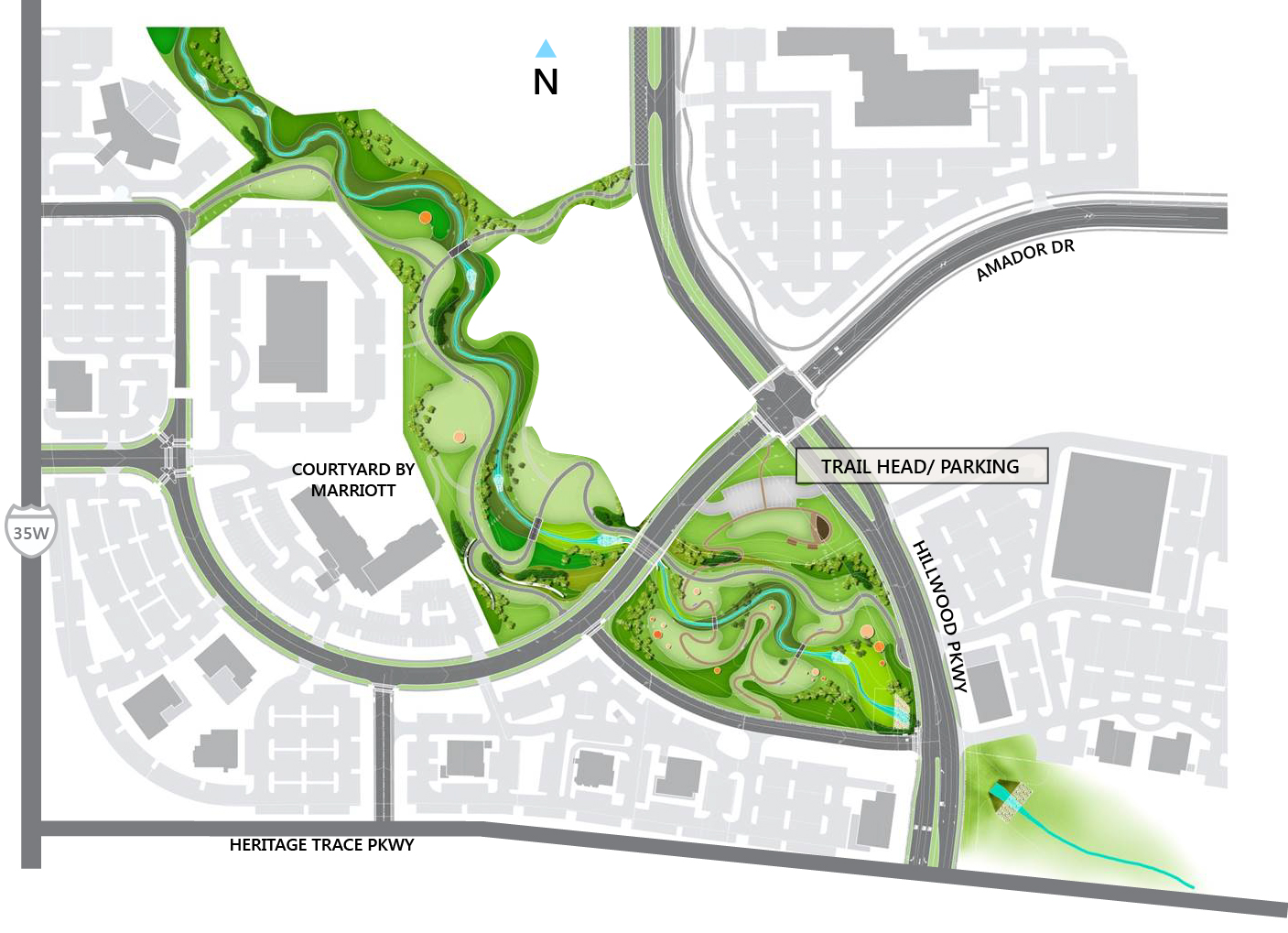 Parks and Trails | Alliance Town Center | Fort Worth, Texas